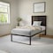 Flash Furniture Twin DK Brown Wooden 2 Panel Adjustable Headboard MG-9708THB-T-DKBRN-GG - alternate 2